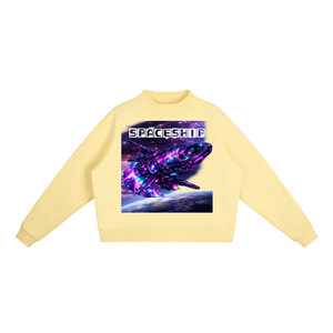 space sweatshirt,galaxy sweatshirt,cosmic apparel,dream beyond the sky,celestial fashion,oversized sweatshirt,universe clothing,moon graphic sweatshirt,motivational clothing,made to elevate