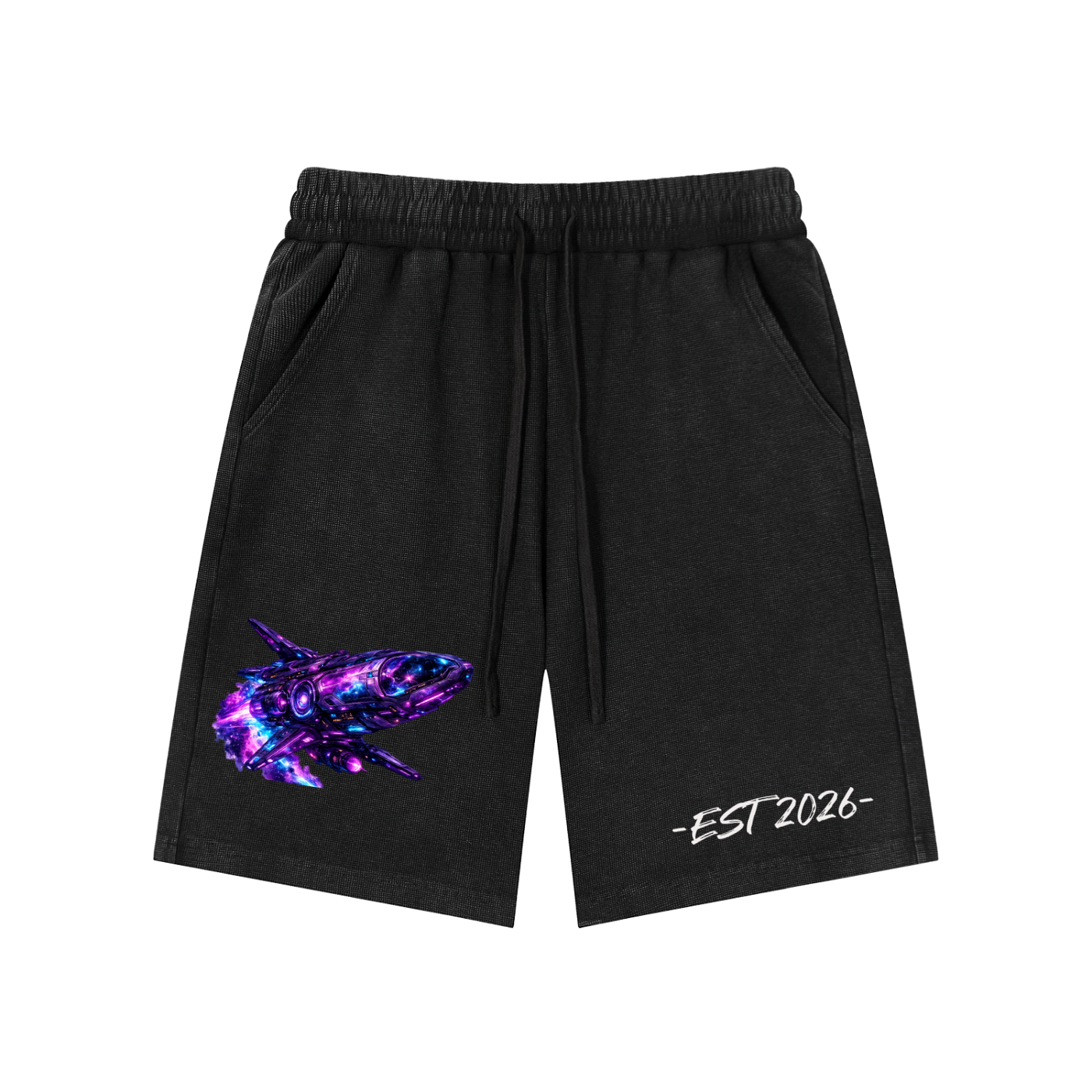 space shorts,galaxy shorts,spaceship shorts,cosmic apparel,premium shorts,duilx apparel,made to elevate