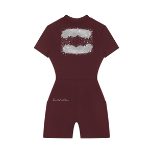 Romper,limited edition,festival outfit,luxury streetwear,fitted,zip romper