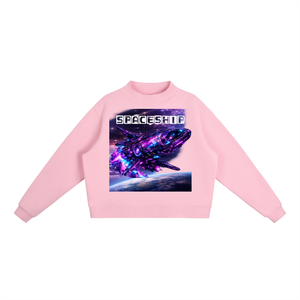 space sweatshirt,galaxy sweatshirt,cosmic apparel,dream beyond the sky,celestial fashion,oversized sweatshirt,universe clothing,moon graphic sweatshirt,motivational clothing,made to elevate