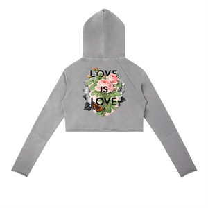 cropped graphic hoodie women,rose and butterfly hoodie,love aesthetic streetwear hood,vintage black cropped hoodie,edgy floral hoodie streetwear,cropped hoodie,women streetwear,vintage wash hoodie,trendy hoodie