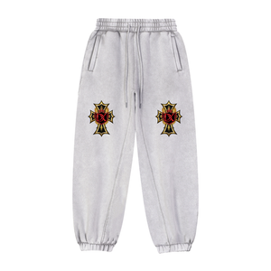 streetwear joggers,black joggers men,luxury streetwear,cross joggers,graphic sweatpants,urban fashion men,aesthetic clothing,hypebeast joggers,premium sweatpants,grunge streetwear