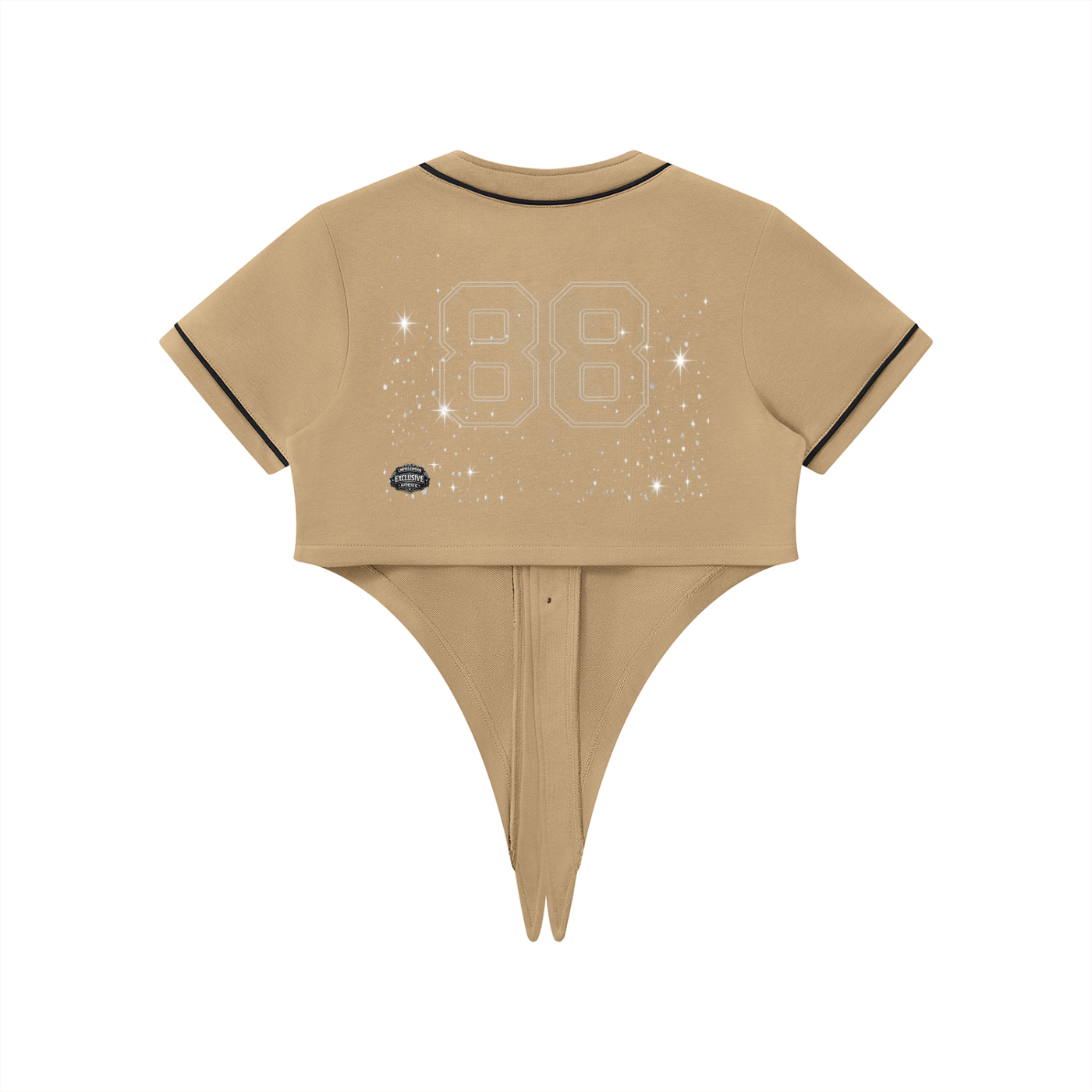 88stardustjersey,womensstreetwear,baseballjersey,duilxwomen,croppedjersey,athleticfashion,trendy,exclusiveapparel,GoldenHourCollection
