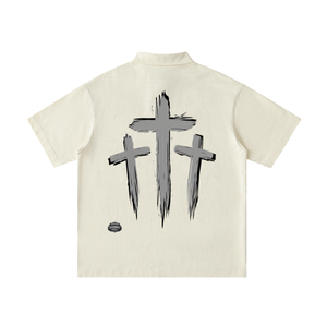 faith polo,luxury polo,christian apparel,cross polo shirt,premium streetwear,black polo,elevated style,duilx apparel,exclusive apparel,made to elevate
