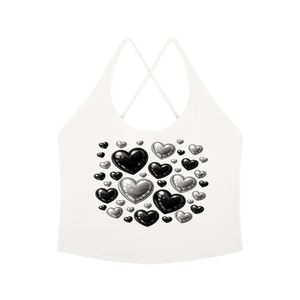 midnightheartstank,duilxwomen,heartgraphictank,luxurystreetwear,womenssummerfashion,goldenhourcollection,crisscrossbacktop,selflovefashion,madetoelevate