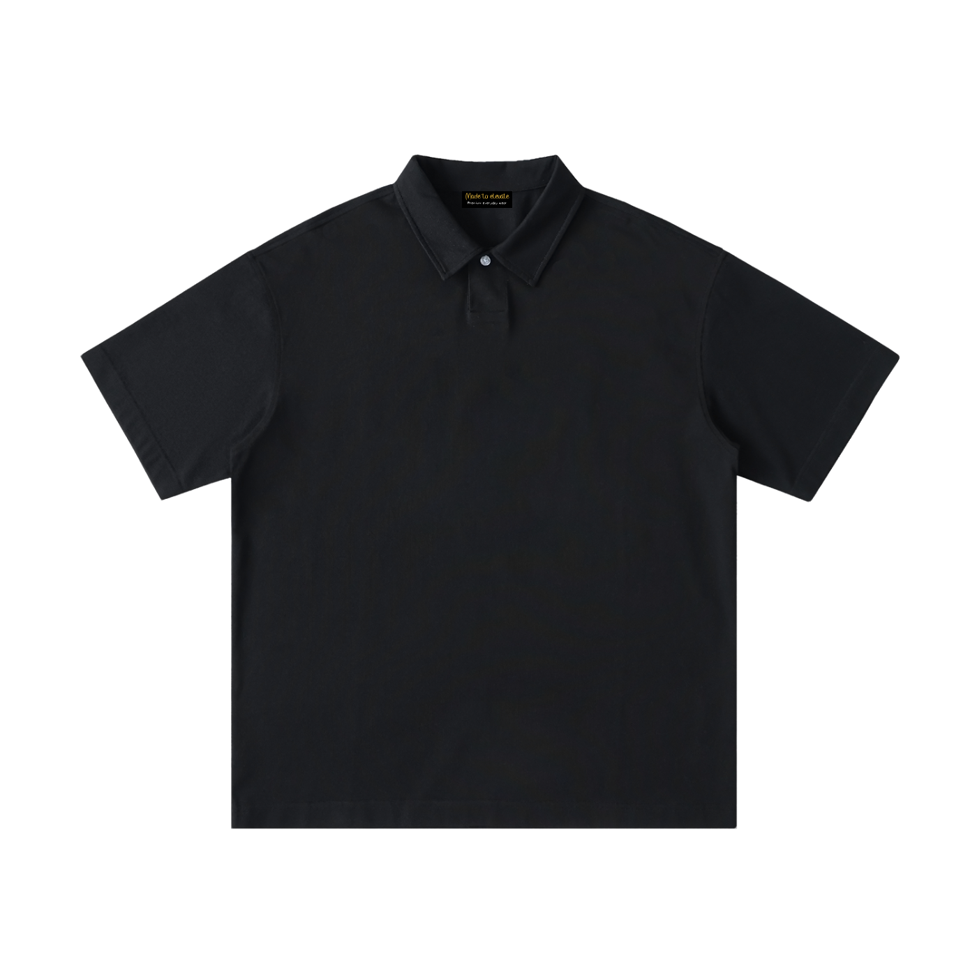 faith polo,luxury polo,christian apparel,cross polo shirt,premium streetwear,black polo,elevated style,duilx apparel,exclusive apparel,made to elevate