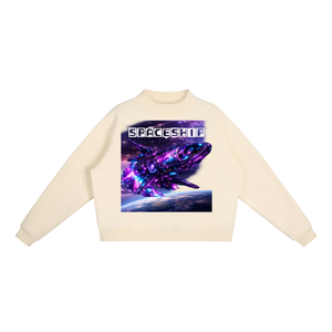 space sweatshirt,galaxy sweatshirt,cosmic apparel,dream beyond the sky,celestial fashion,oversized sweatshirt,universe clothing,moon graphic sweatshirt,motivational clothing,made to elevate