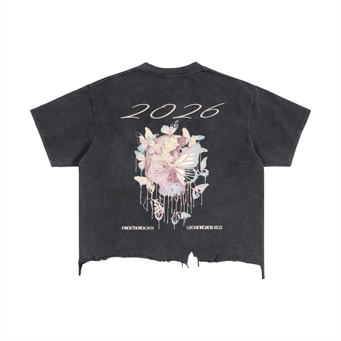 above ordinary tee,statement tee,graphic tee,streetwear brand,rose graphic tee,skull butterfly shirt,premium streetwear,edgy streetwear