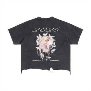 above ordinary tee,statement tee,graphic tee,streetwear brand,rose graphic tee,skull butterfly shirt,premium streetwear,edgy streetwear