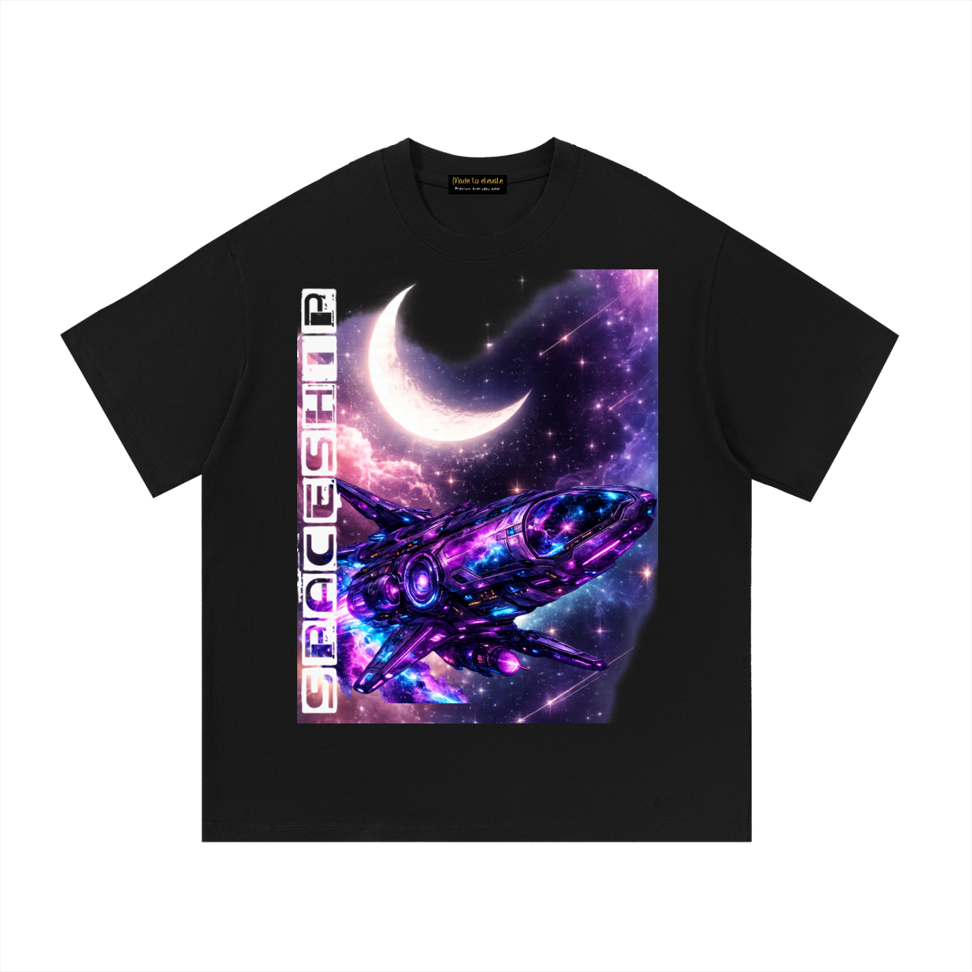 space shirt,galaxy tee,cosmic shirt,astronaut fashion,futuristic fashion,duilx apparel,motivational shirt,made to elevate