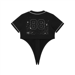 88stardustjersey,womensstreetwear,baseballjersey,duilxwomen,croppedjersey,athleticfashion,trendy,exclusiveapparel,GoldenHourCollection