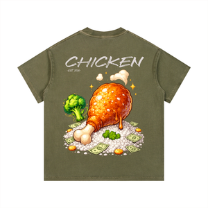 chicken shirt,streetwear shirt,hustle clothing,trendy tee,luxury streetwear,viral shirt,duilx clothing,get your chicken,unisex graphic tee,made to elevate